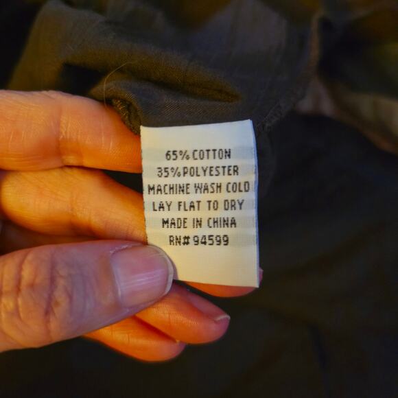 Pop Icon brown embroidered Y2K long sleeve mens button up size XL - Picture 5 of 5